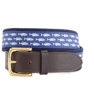 ⚡️SALE⚡️ Vineyard Vines Bluefish Canvas Club Belt